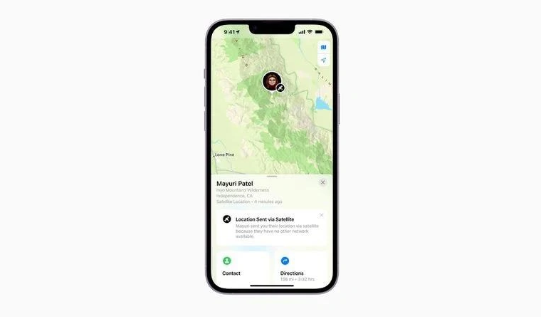 浮山苹果14维修分享iPhone14系列中 FindMy功能通过卫星分享位置方法教程 